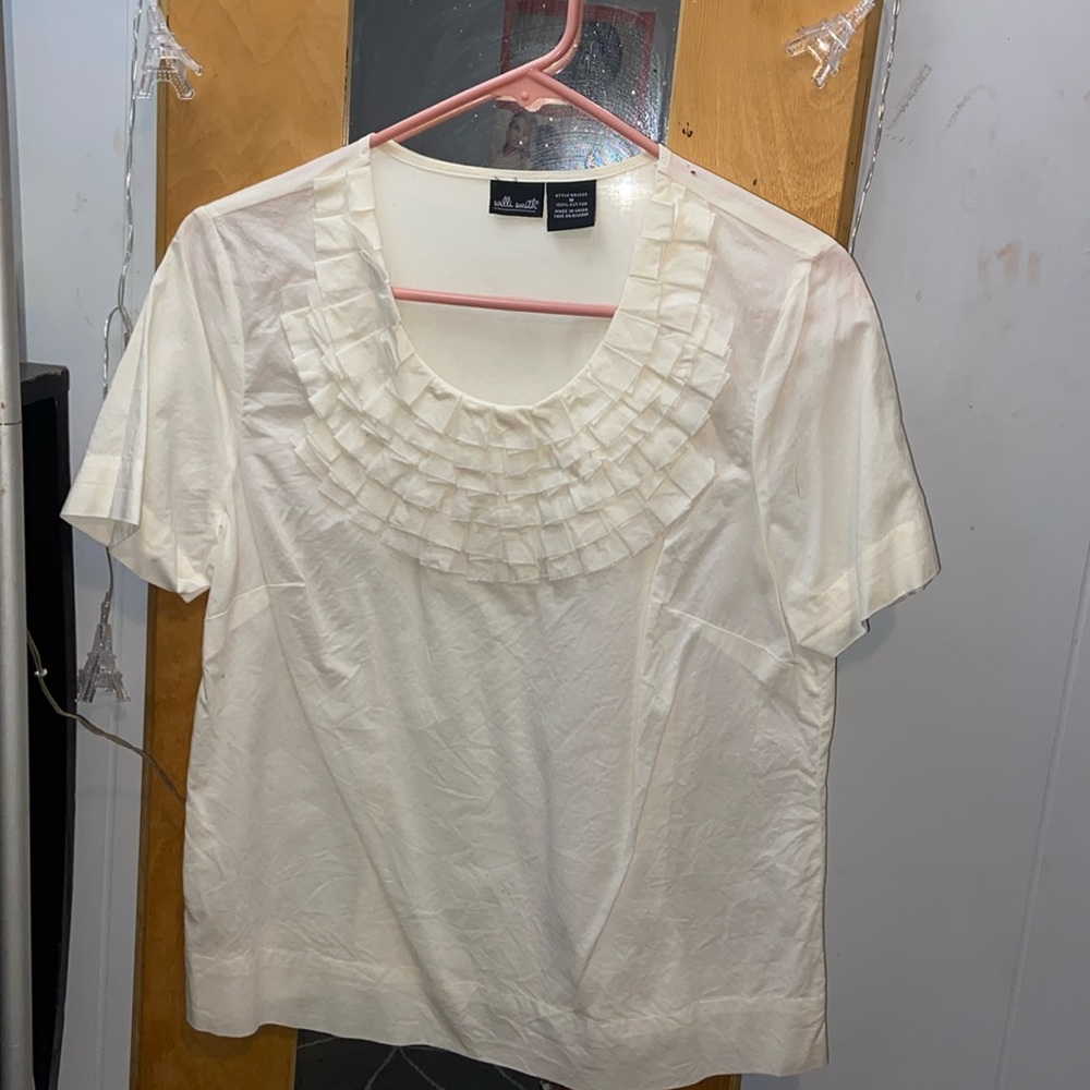 white blouse